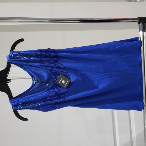Mason Coupe Sleeveless blouse, L, Cobalt - Picture 1 of 3